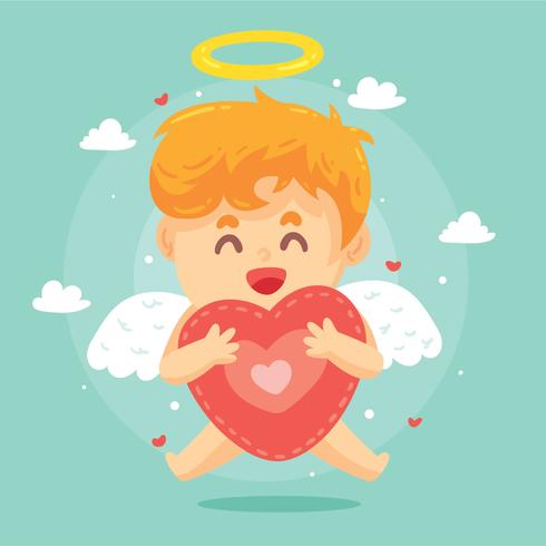 Vector de Cupido divertido