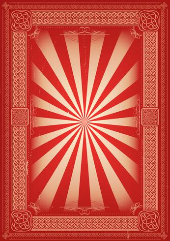 Vintage Retro Background With Celtic Patterns vector