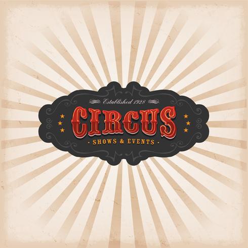 Circus Background With Texture vector