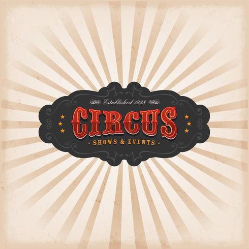 Circus Background With Texture vector