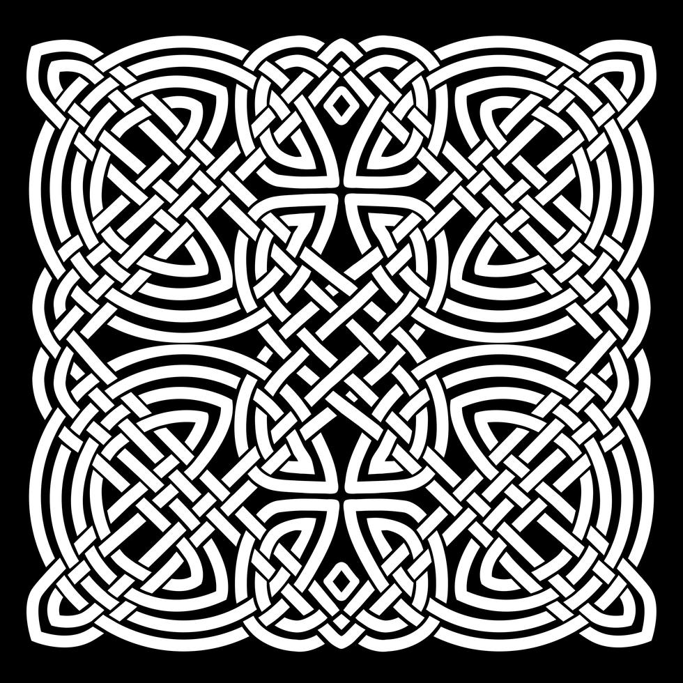 White And Black Celtic Mandala Background 269244 Vector Art at Vecteezy