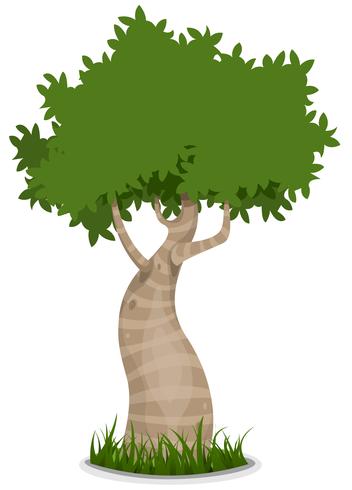 Árbol de fantasía vector