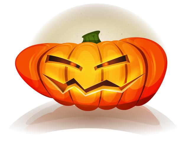 Personaje de calabaza de halloween vector