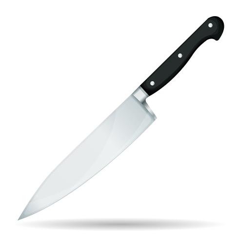 Cuchillo de cocina aislado vector