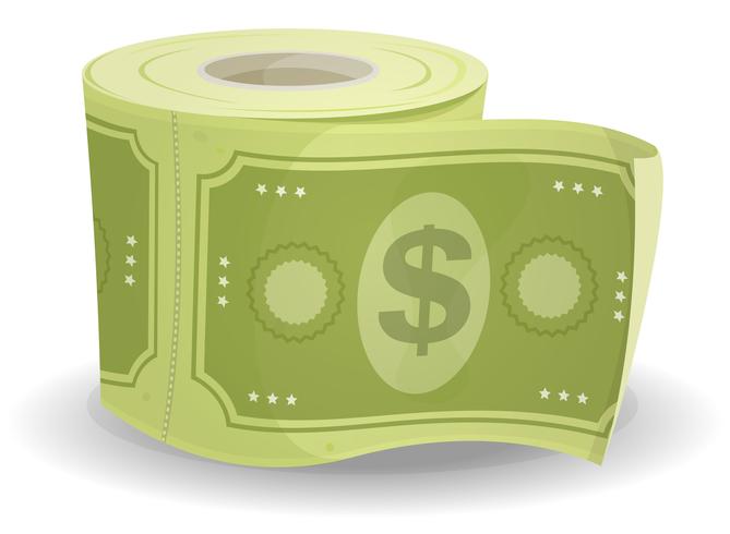 Monkey Paper Dollars vector