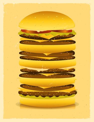 Super Big Burger vector