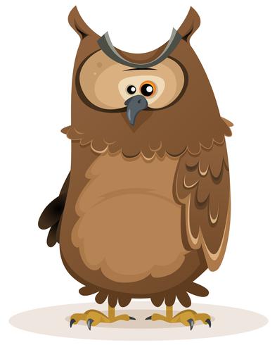 Owl Character vector