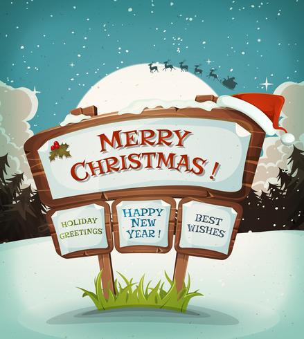 Merry Christmas Holidays Background vector