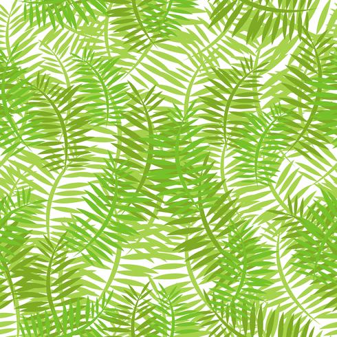 Seamless Green Leaves Background vector