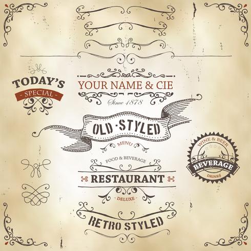 Hand Drawn Western Banners And Ribbons 269707 Vector Art at Vecteezy