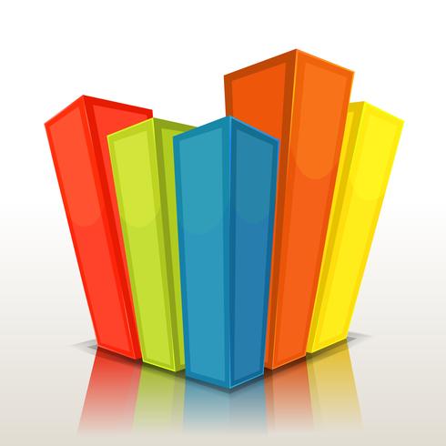 Design Columns And Stats Bars vector
