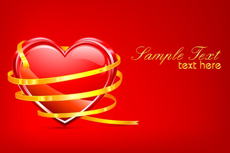 Tarjeta de san valentin vector