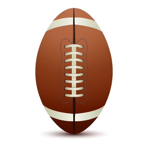 Pelota de rugby vector