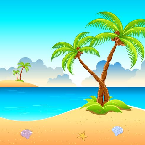 Se Beach View vector