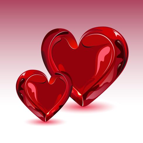Glossy Heart vector
