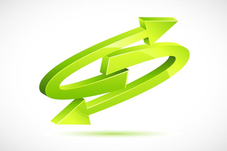 Recycle Arrow vector