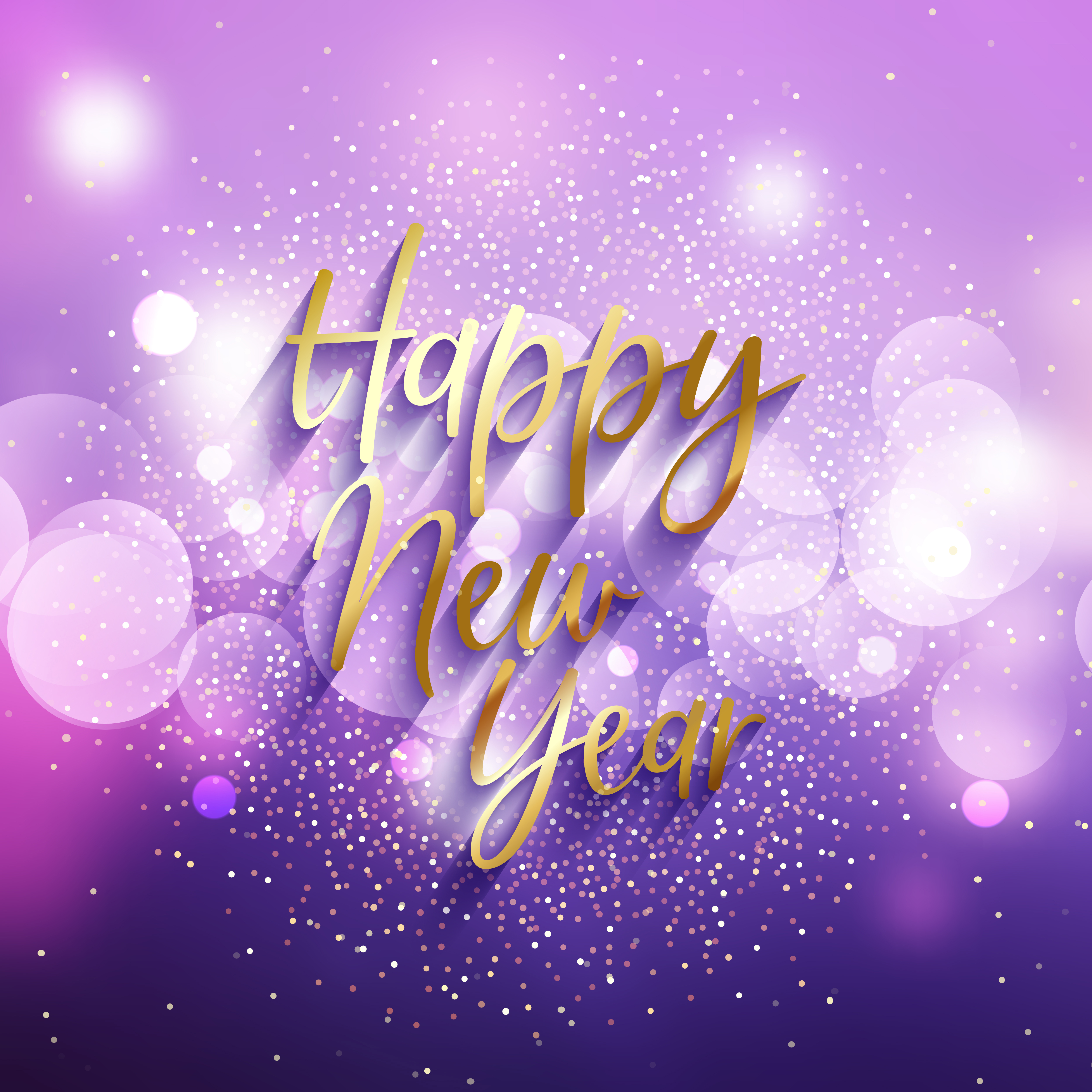 Year background happy romantic vector royalty Decorative Happy New Year background 270024 Vector Art at Vecteezy