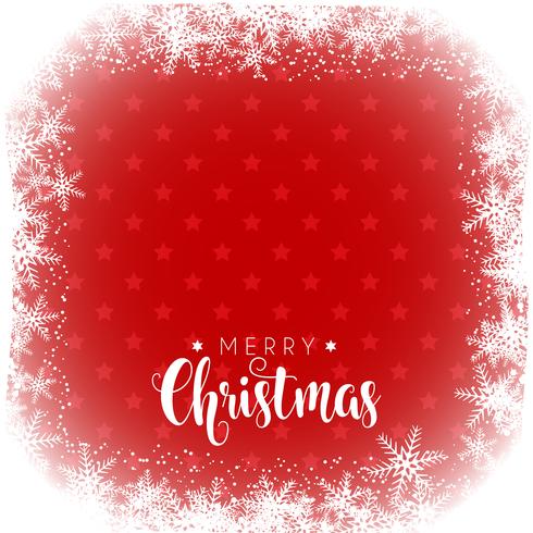 Christmas snowflakes background  vector