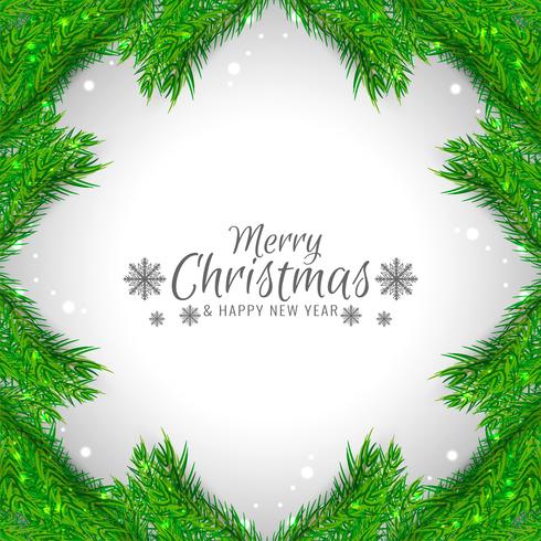 Stylish decorative Merry Christmas background vector