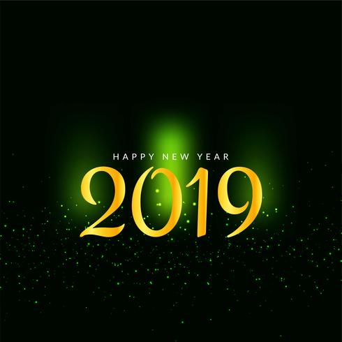 Happy New Year 2019 modern background