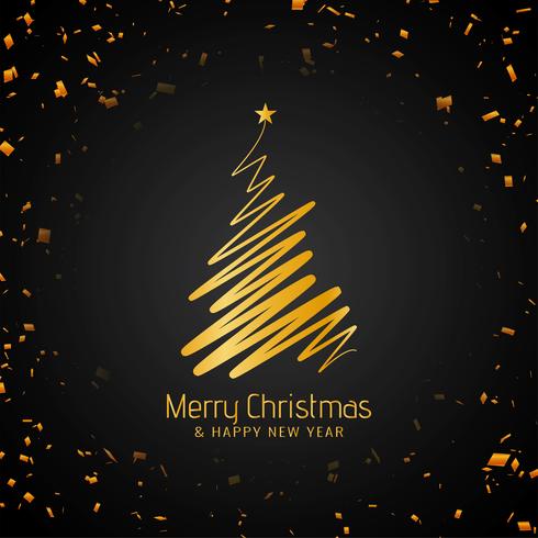 Abstract Merry Christmas festival background vector