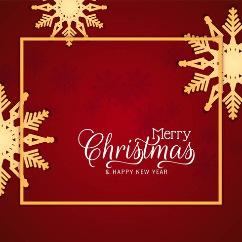 Abstract Merry Christmas festival greeting background vector