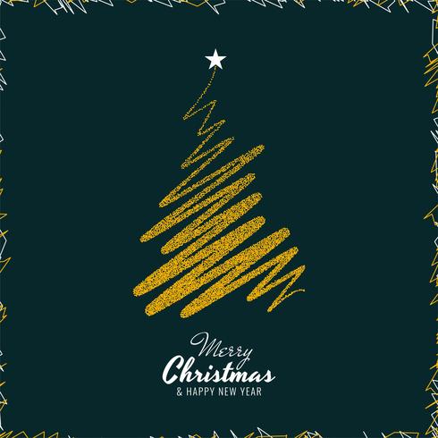 Abstract Merry Christmas festival background vector