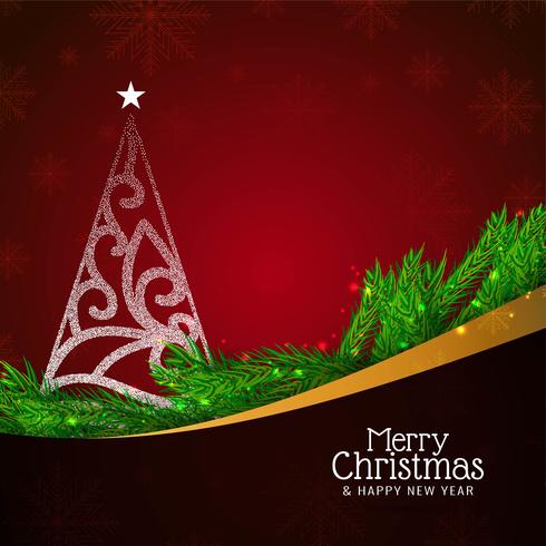 Abstract Merry Christmas beautiful celebration background vector