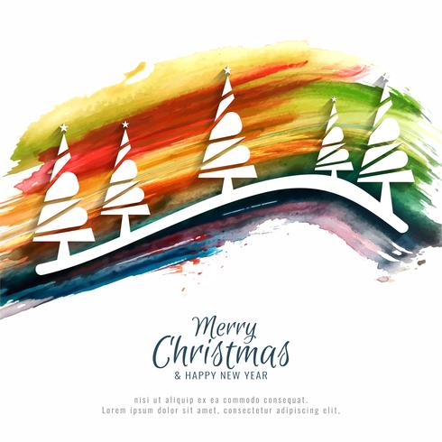 Abstract Merry Christmas festival greeting background vector
