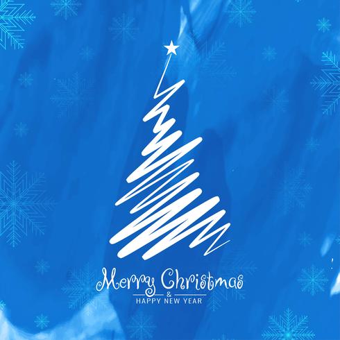 Abstract Merry Christmas decorative background vector