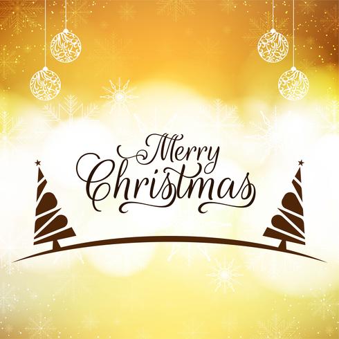 Abstract Merry Christmas festival greeting background vector