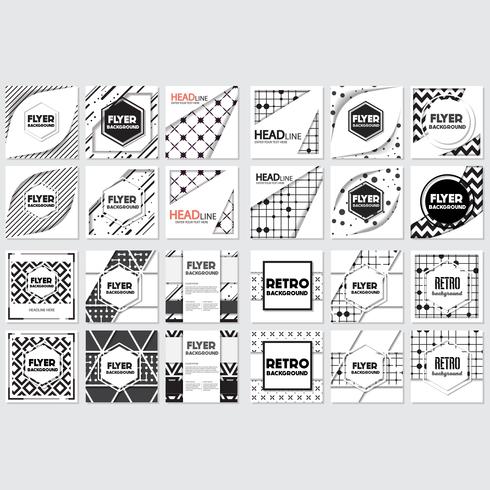 Old retro Vintage style background Design Template vector