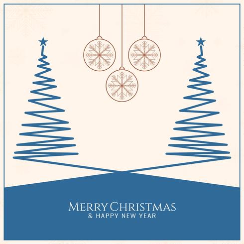 Abstract Merry Christmas festival background vector