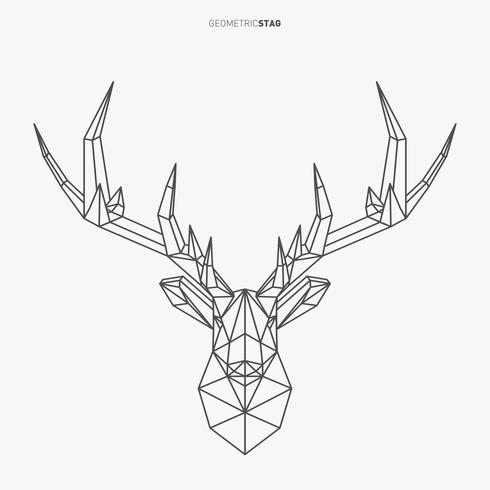 Geometric Stag vector