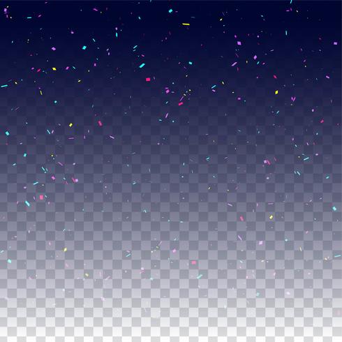 Abstract colorful confetti background vector
