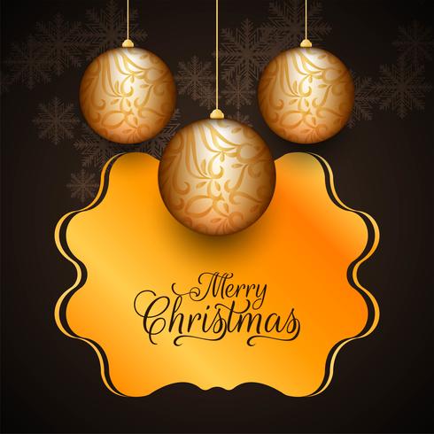 Abstract Merry Christmas stylish background vector