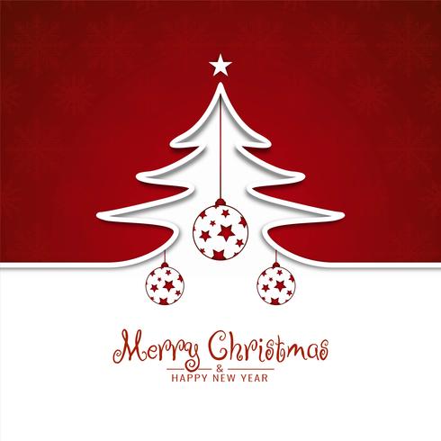 Abstract Merry Christmas celebration elegant background vector