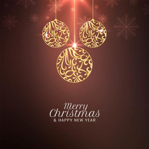 Abstract Merry Christmas celebration greeting background vector