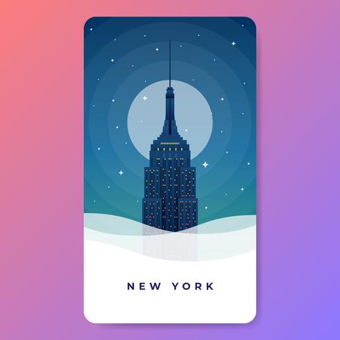 World Trade Center Freedom Tower New York Vector Illustration