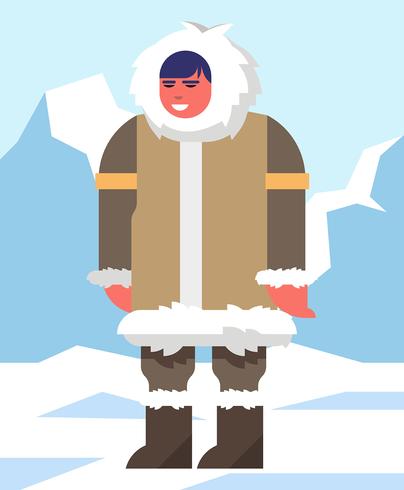 Eskimos Illustration vector