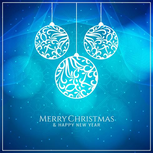 Abstract Merry Christmas festival greeting background vector