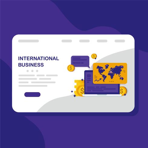 International Business Vector