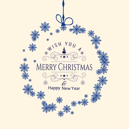 Abstract Merry Christmas stylish background vector