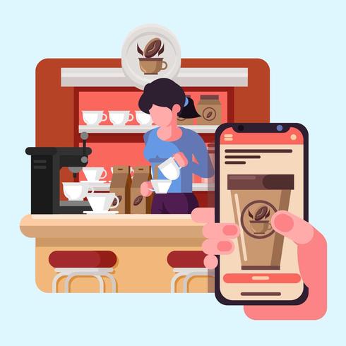 Online Food Order vector