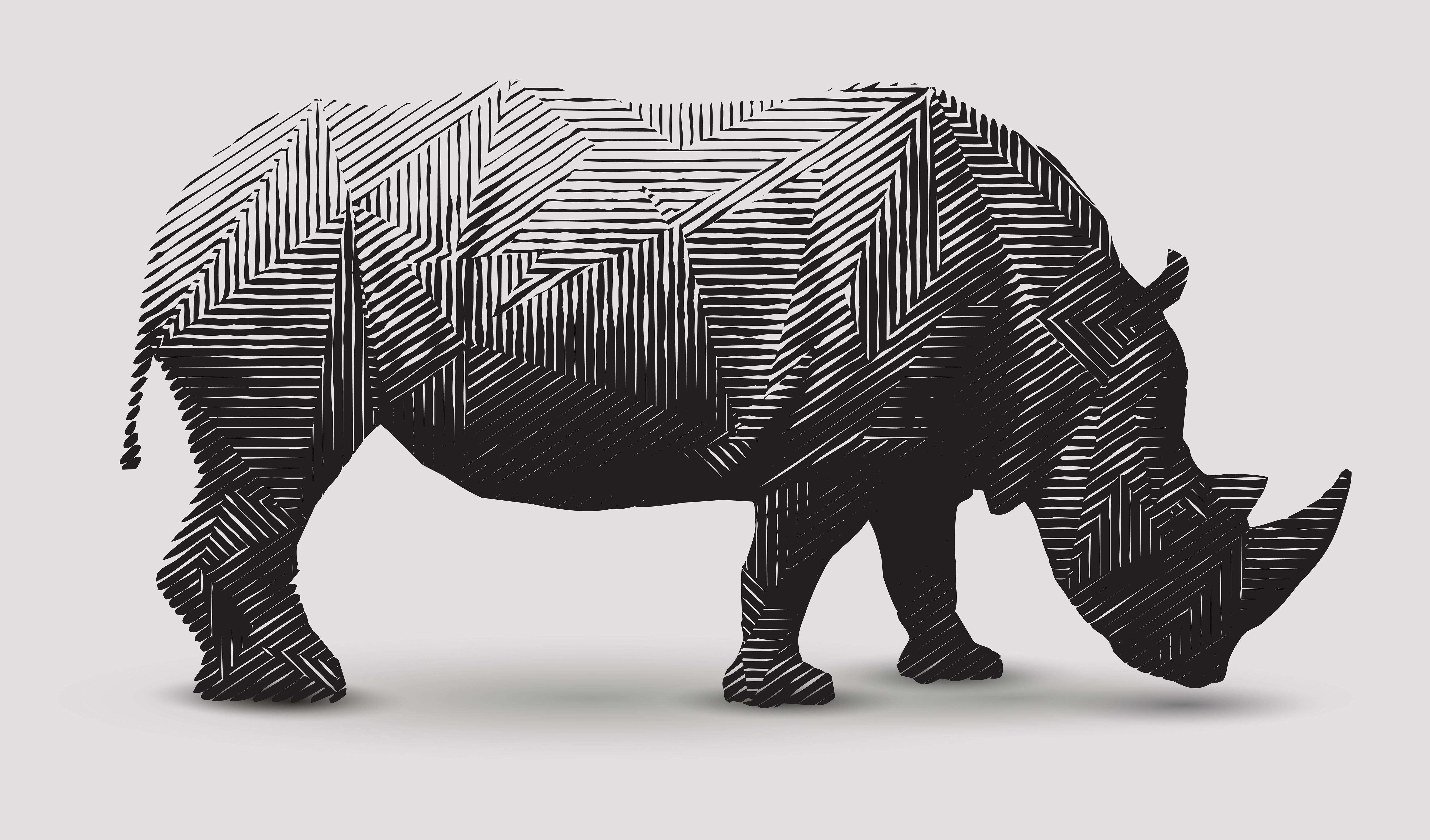 Download Rhinoceros illustration. - Download Free Vectors, Clipart ...