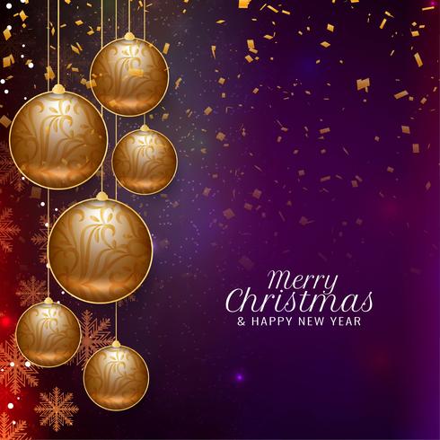 Abstract Merry Christmas festival greeting background vector