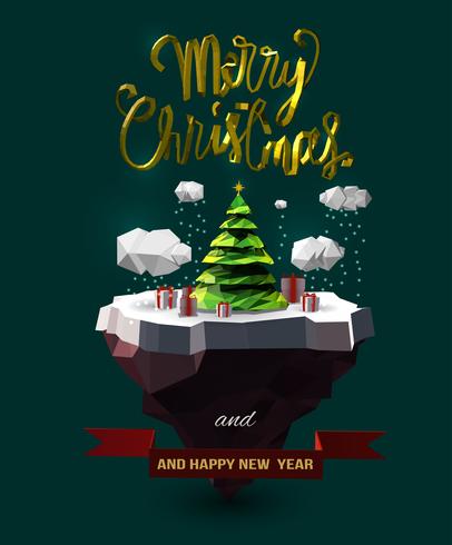 Christmas tree design vector