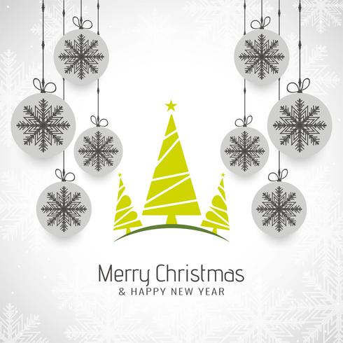 Abstract Merry Christmas festival greeting background vector