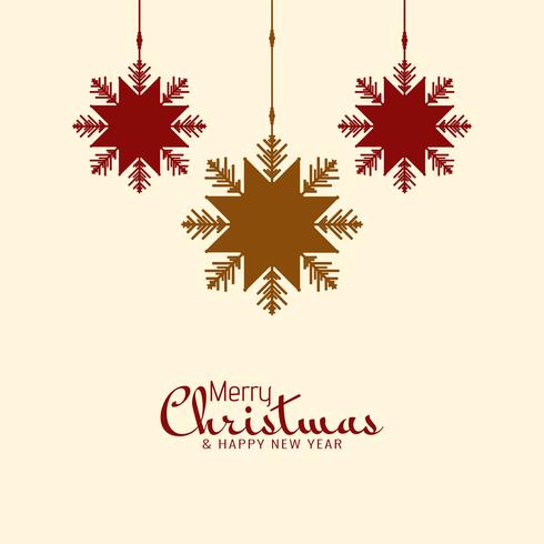 Abstract beautiful Merry Christmas celebration background vector