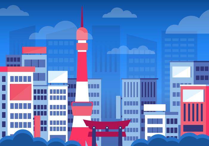 Tokyo Skyline vector